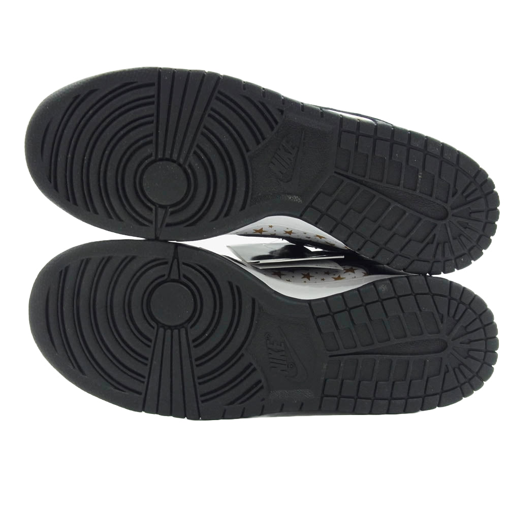 Supreme シュプリーム DH3228-102 × Nike SB Dunk Low OG QS Gold Stars White black フェイクバスターズ 鑑定済 ナイキ SB ダンク ロー OG QS ゴールドスターズ ローカットスニーカー ホワイト ブラック系 ブラック系 ホワイト系 27cm【新古品】【未使用】【中古】