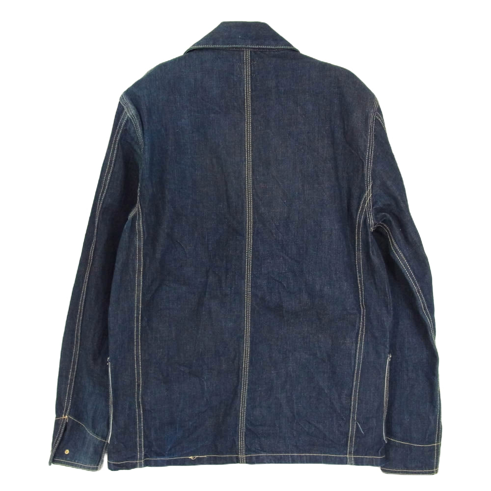 カーターズ 12-011-480-0127-1-0 デニム ワーク シャツ ジャケット インディゴブルー系 XS【中古】
