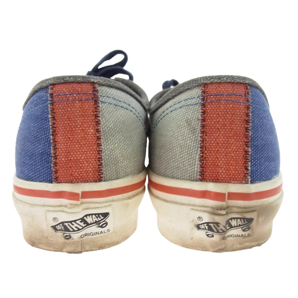 Nigel Cabourn ナイジェルケーボン × VANS バンズ OG AUTHENTIC LX オーセンティック ローカット スニーカー インディゴブルー系 26cm【中古】