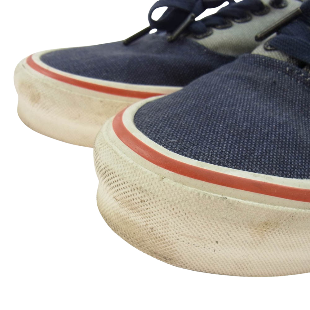 Nigel Cabourn ナイジェルケーボン × VANS バンズ OG AUTHENTIC LX オーセンティック ローカット スニーカー インディゴブルー系 26cm【中古】