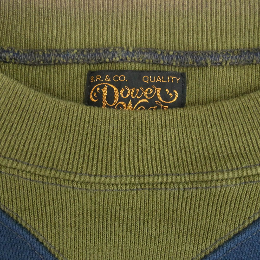 FREEWHEELERS フリーホイーラーズ POWER WEAR ATHLETIC U.S.COAST GUARD スウェット シャツ 裏起毛 ネイビー系 イエロー系 カーキー系 36【中古】