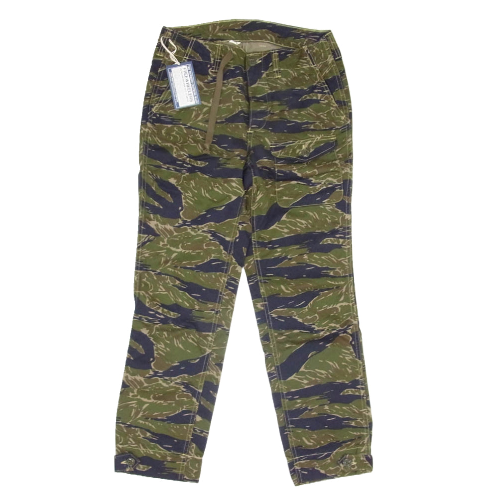 FREEWHEELERS フリーホイーラーズ 1722020 Vintage West Point Camouflage Print ミリタリー イージー パンツ カモフラージュ カーキ系 30 28【美品】【中古】