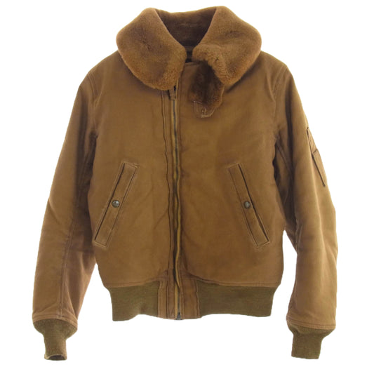 FREEWHEELERS フリーホイーラーズ TYPE B-15 FLIGHT JACKET フライト ジャケット ブラウン系 36【中古】