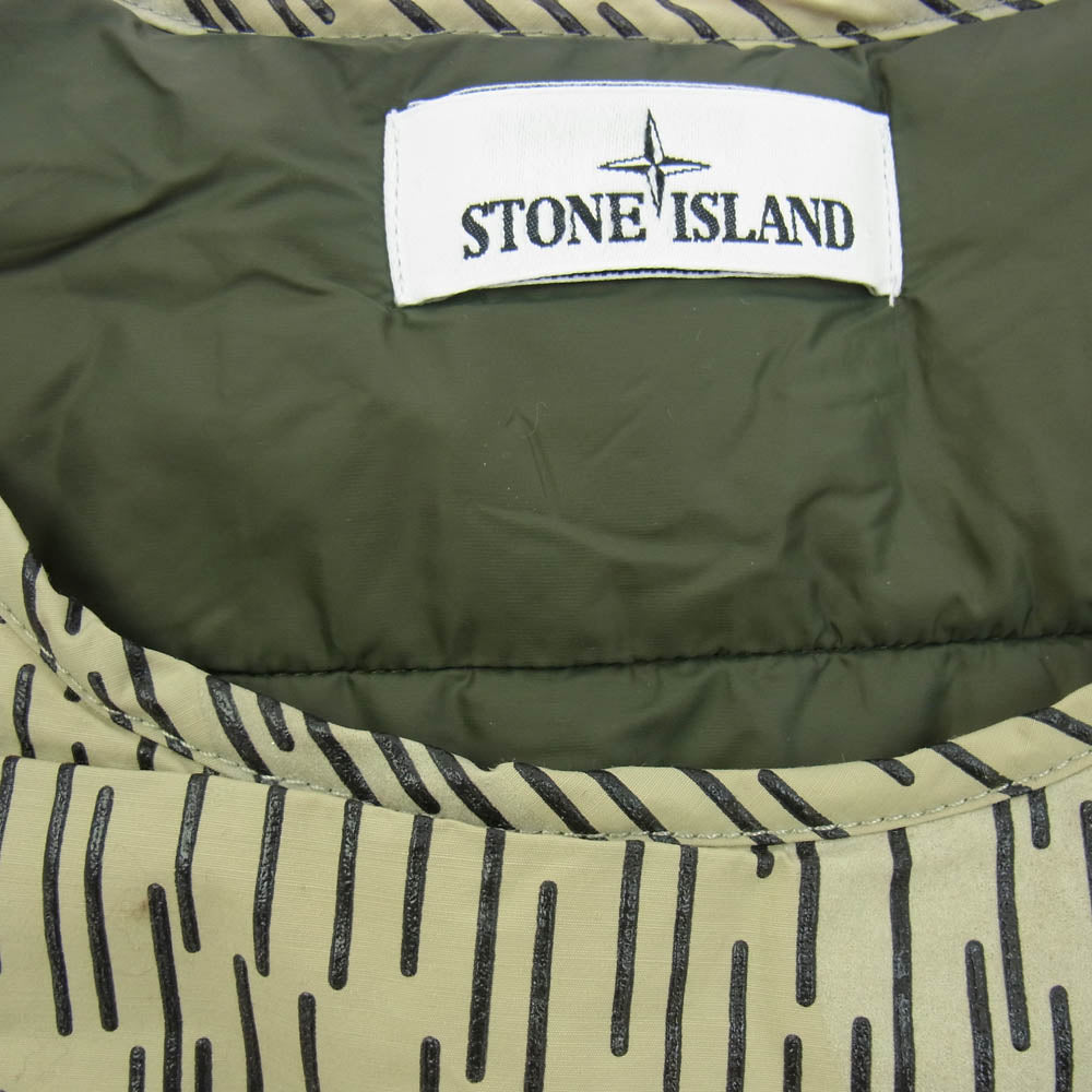STONE ISLAND ストーンアイランド 75159040 Rain Camo Tactical Bib レイン カモ ウエスト ジレ ベスト M【中古】