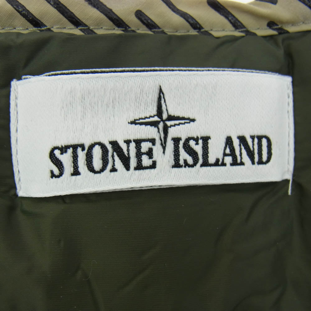 STONE ISLAND ストーンアイランド 75159040 Rain Camo Tactical Bib レイン カモ ウエスト ジレ ベスト M【中古】