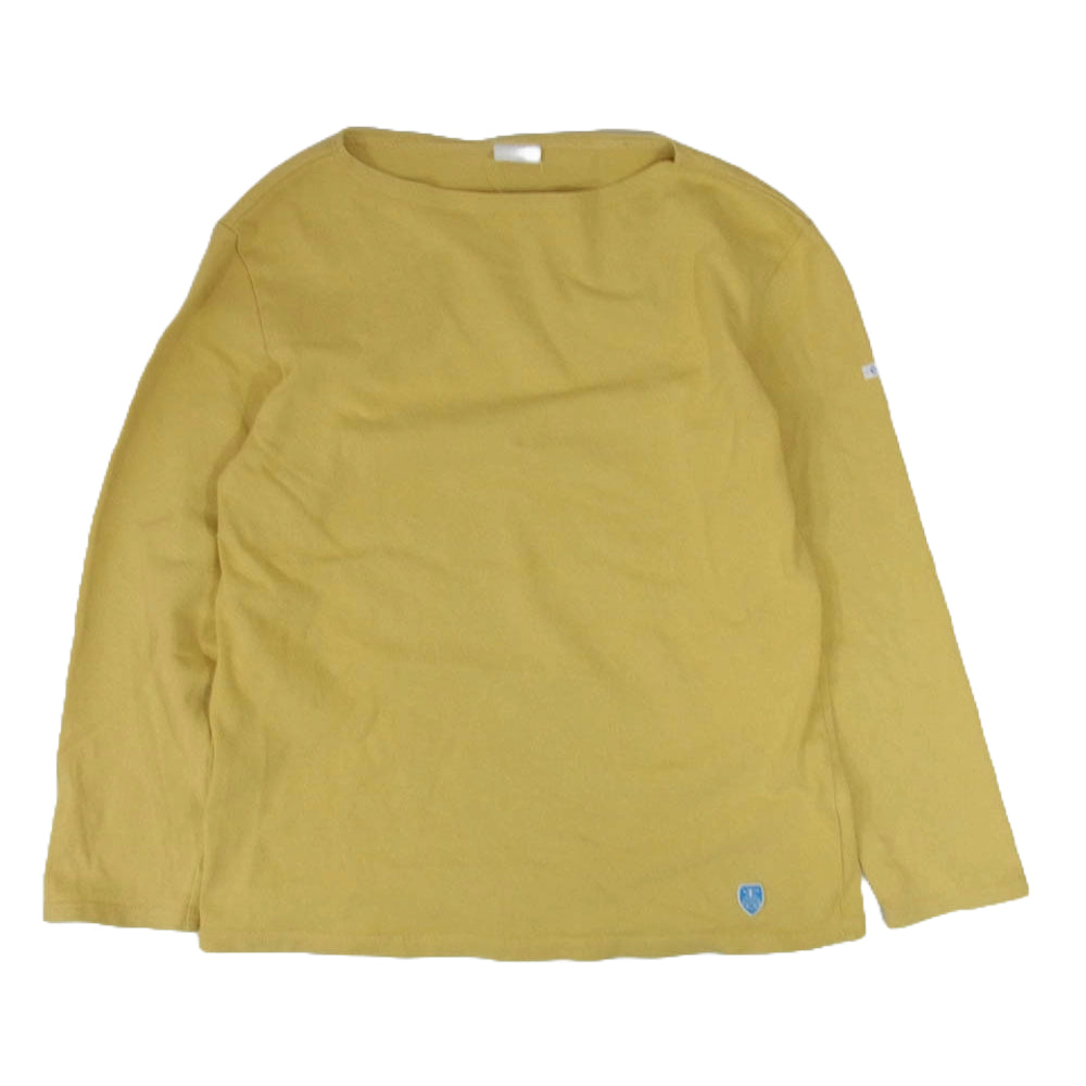 ORCIVAL オーシバル 長袖 Tシャツ カットソー バスクシャツ イエロー系 サイズ表記無【中古】