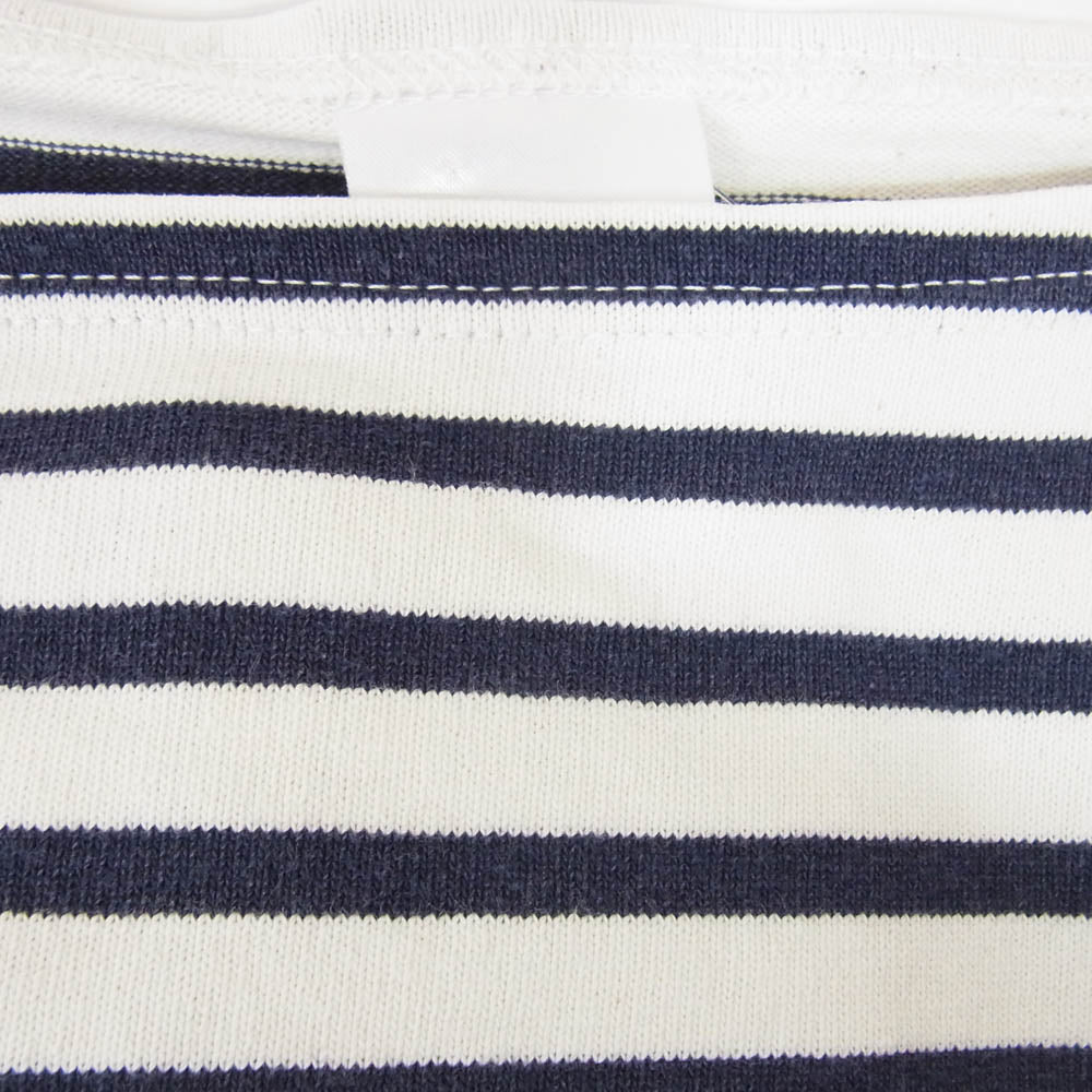 ORCIVAL オーシバル 937576 ボーダー 長袖 Tシャツ カットソー バスクシャツ ネイビー系 サイズ表記無【中古】