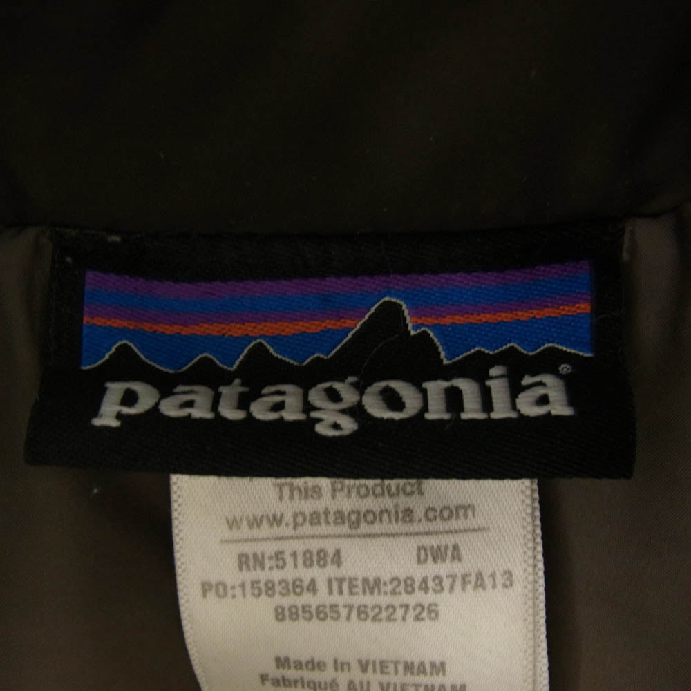 patagonia パタゴニア 28437FA13 ダウン ロング コート カーキ系 XS【中古】