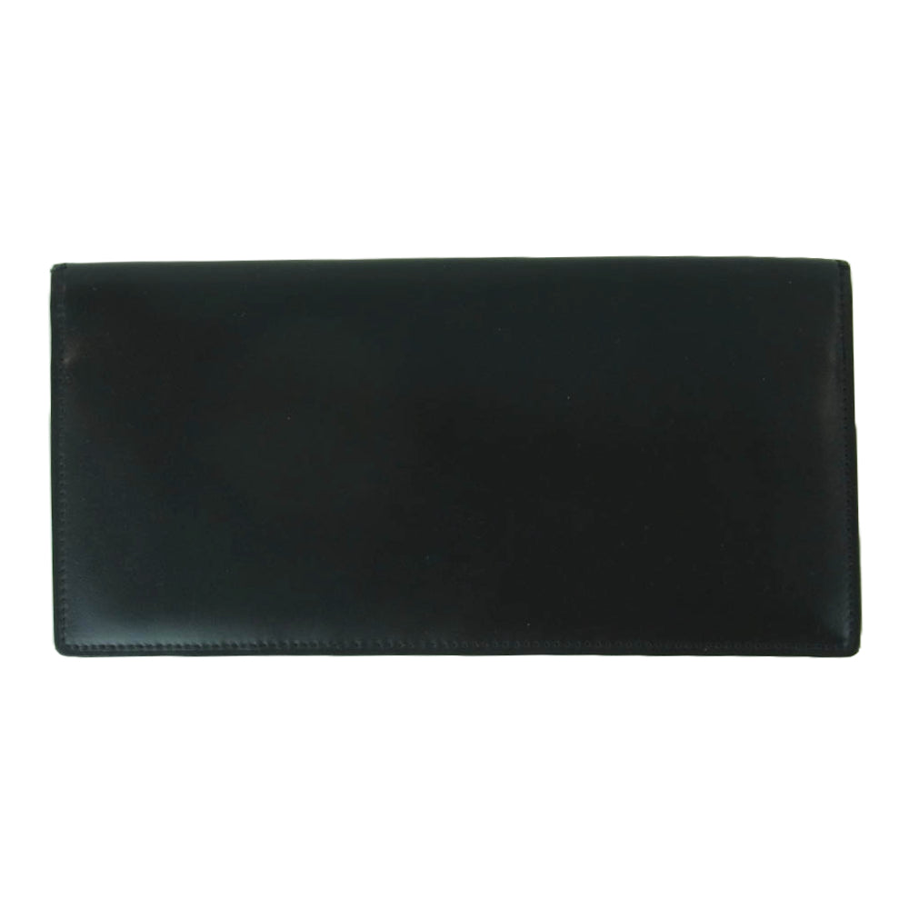 二宮五郎商店 シェルコードバン Shell Cordovan フルレザー ウォレット 長財布 ブラック系【中古】