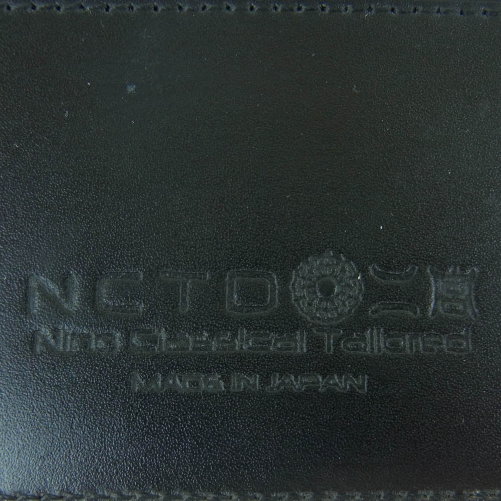 二宮五郎商店 シェルコードバン Shell Cordovan フルレザー ウォレット 長財布 ブラック系【中古】