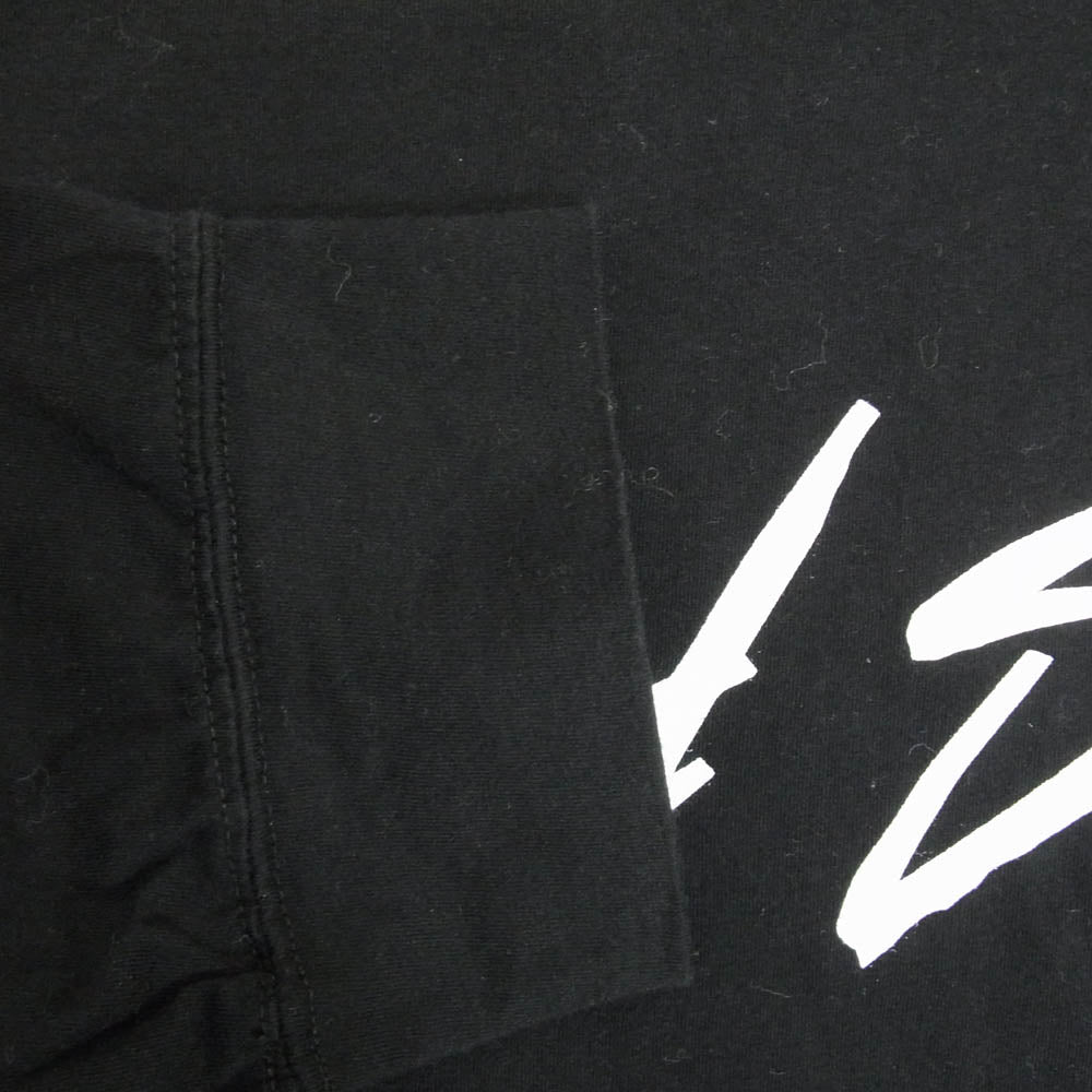 Yohji Yamamoto ヨウジヤマモト 22SS WILD SIDE ワイルドサイド WIND AND SEA  ウィンダンシー Signature-style logo Long Sleeve T-shirt シグネイチャー スタイル ロゴ ロング スリーブ Tシャツ ブラック系 3【中古】