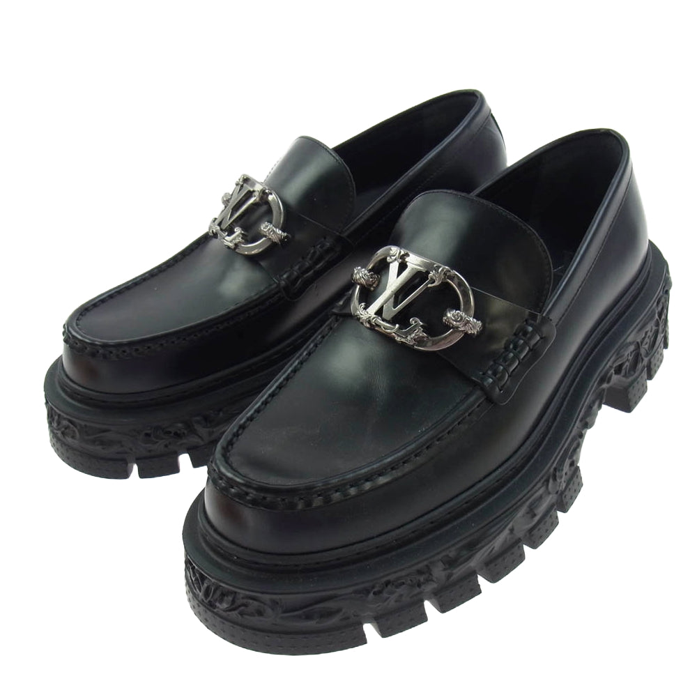 LOUIS VUITTON ルイ・ヴィトン DI1212 LV バロックライン バックル厚底