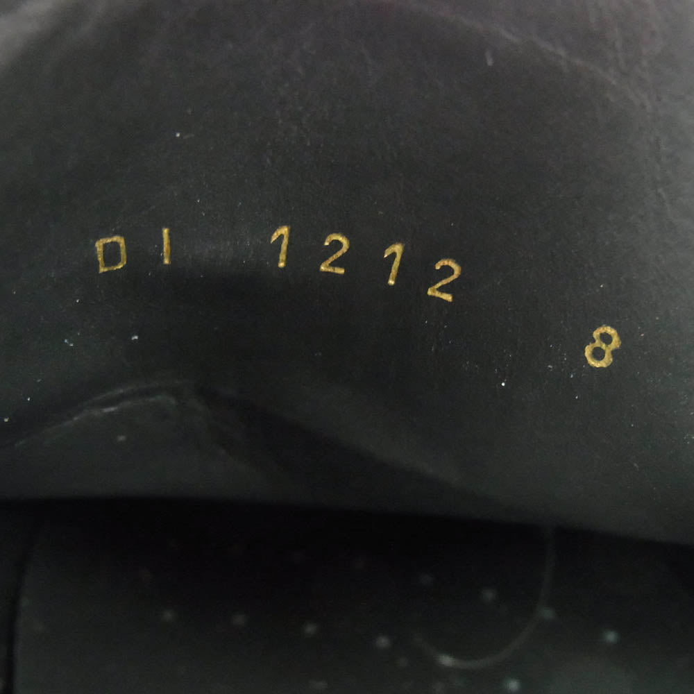 LOUIS VUITTON ルイ・ヴィトン DI1212 LV バロックライン バックル厚底 ローファー シューズ ブラック系 8【極上美品】【中古】