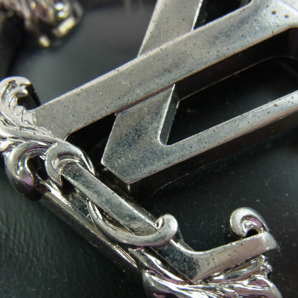 LOUIS VUITTON バロック・ライン　ローファー(美品) LOUIS VUITTON - ルイヴィトン バロックライン ロゴレザー厚底