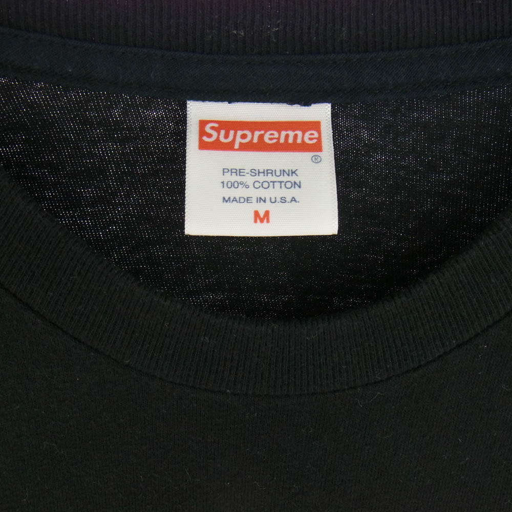 Supreme シュプリーム 21SS Wheaties S/S Tee ウィティーズ クルーネック ボックスロゴ 半袖 Tシャツ ブラック系 M ブラック系 M【中古】