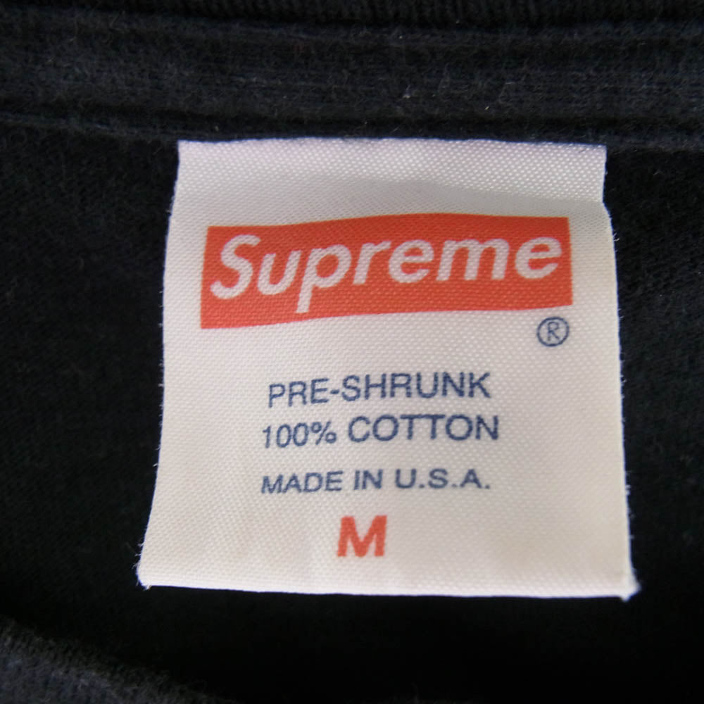 Supreme シュプリーム 16SS Productions L/S Tee プロダクション ロゴ クルーネック 長袖 Tシャツ ブラック系 M ブラック系 M【中古】