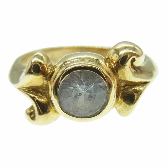 TRAVIS WALKER トラヴィスワーカー 18K FANCY RING ファンシー リング ゴールド系 17号【中古】