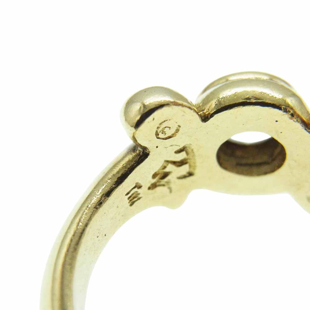 TRAVIS WALKER トラヴィスワーカー 18K FANCY RING ファンシー リング ゴールド系 17号【中古】