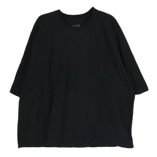 HOMME PLISSE ISSEY MIYAKE オム プリッセ イッセイミヤケ HP55JK310 RELEASE-T BASIC リリース クルーネック ベーシック 半袖 Tシャツ ブラック系 3【中古】