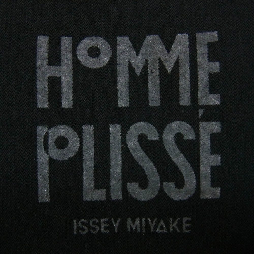 HOMME PLISSE ISSEY MIYAKE オム プリッセ イッセイミヤケ HP55JK310 RELEASE-T BASIC リリース クルーネック ベーシック 半袖 Tシャツ ブラック系 3【極上美品】【中古】