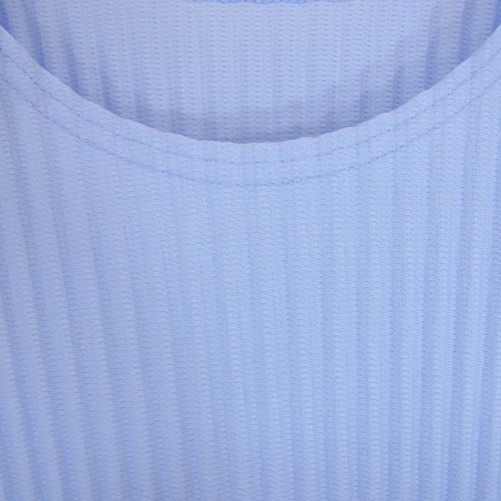 HOMME PLISSE ISSEY MIYAKE オム プリッセ イッセイミヤケ HP51JK102 MONTHLY COLOR JANUARY SKY BLUE プリーツ加工 マンスリーカラー スカイブルー 長袖 プルオーバ― カットソー Tシャツ ブルー系 3【美品】【中古】