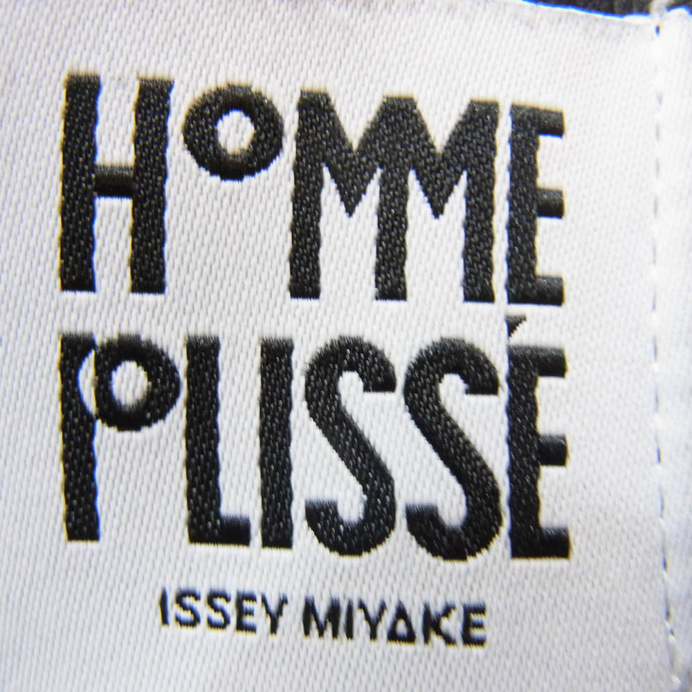 HOMME PLISSE ISSEY MIYAKE オム プリッセ イッセイミヤケ HP55JF003 TAILORED PLEATS PANTS プリーツ加工 テーラードプリーツ ストレートパンツ ブラック系 1【中古】