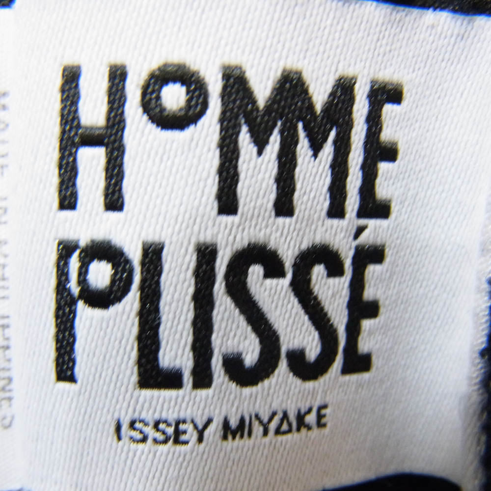 HOMME PLISSE ISSEY MIYAKE オム プリッセ イッセイミヤケ 23SS HP31JF159 TAILORED PLEATS PANTS プリーツ加工 テーラードプリーツ ストレートパンツ ブラック系 2【中古】