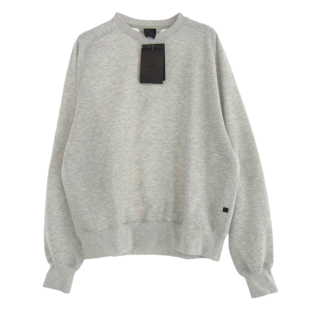 DAIWA PIER39 ダイワピア TECH SWEAT CREW FREEDOM SLEEVE テック スウェット クルー フリーダム スリーブ グレー【美品】【中古】