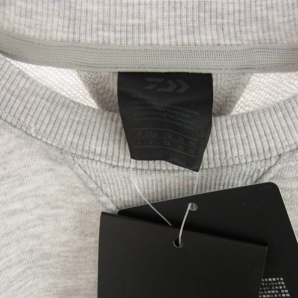 DAIWA PIER39 ダイワピア TECH SWEAT CREW FREEDOM SLEEVE テック スウェット クルー フリーダム スリーブ グレー【美品】【中古】