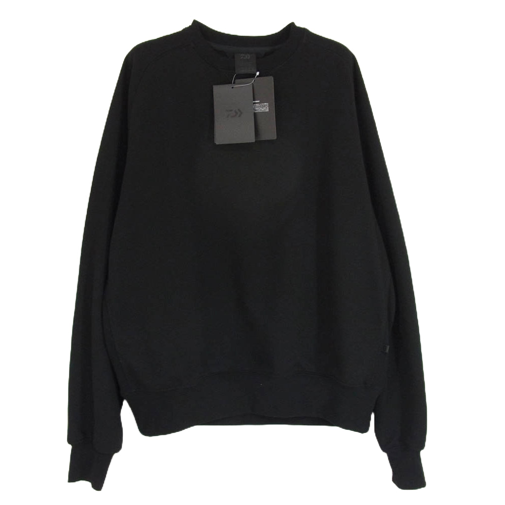 DAIWA PIER39 ダイワピア 24SS BE-50024 TECH SWEAT CREW FREEDOM SLEEVE テック スウェット クルー フリーダム スリーブ ブラック系 S【中古】