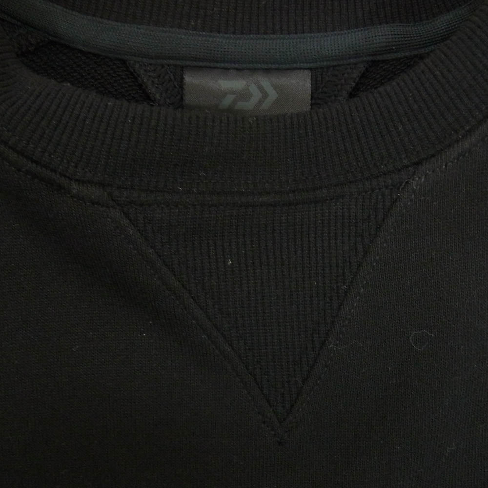DAIWA PIER39 ダイワピア 24SS BE-50024 TECH SWEAT CREW FREEDOM SLEEVE テック スウェット クルー フリーダム スリーブ ブラック系 S【中古】
