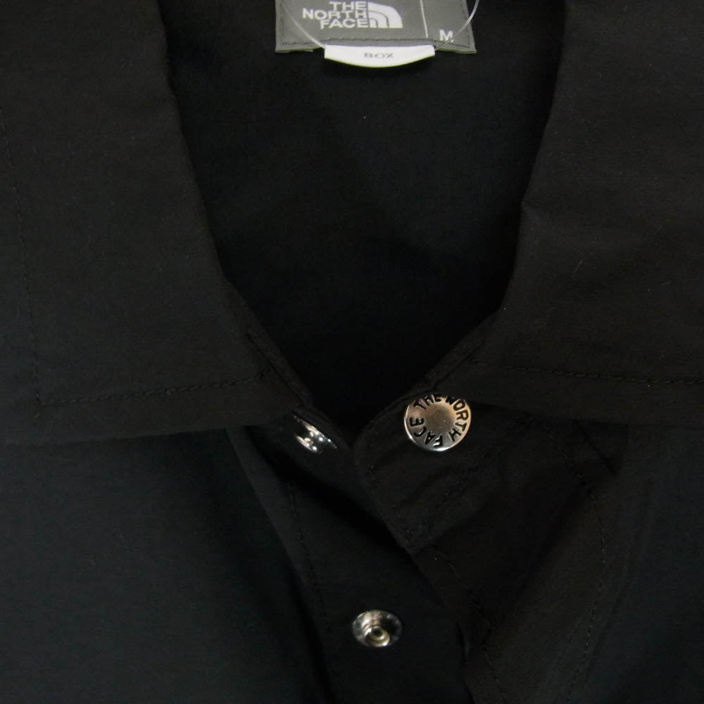 THE NORTH FACE ノースフェイス NR22331 S/S Nuptse Shirt ショートスリーブ 半袖 ヌプシシャツ ブラック系 M【中古】