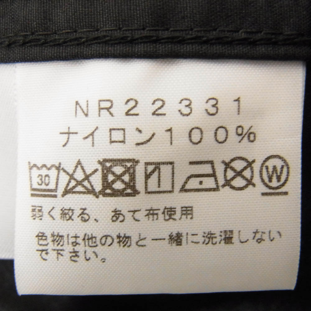 THE NORTH FACE ノースフェイス NR22331 S/S Nuptse Shirt ショートスリーブ 半袖 ヌプシシャツ ブラック系 M【中古】