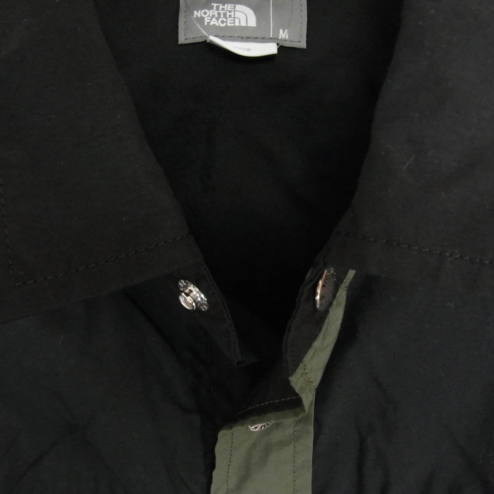 THE NORTH FACE ノースフェイス NR11961 L/S NUPTSE SHIRT ロングスリーブ 長袖 ヌプシ シャツ カーキ系 M【中古】