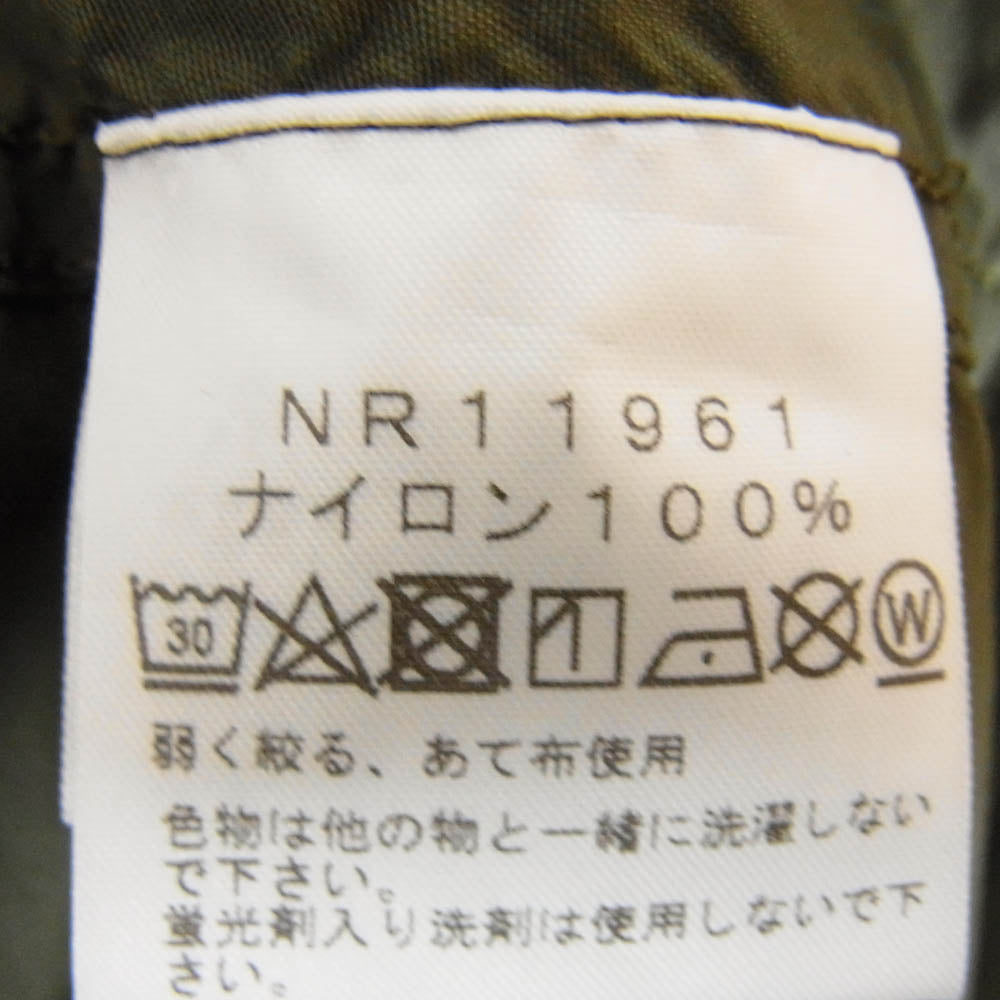 THE NORTH FACE ノースフェイス NR11961 L/S NUPTSE SHIRT ロングスリーブ 長袖 ヌプシ シャツ カーキ系 M【中古】