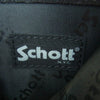 schott ショット ONE STAR COW LEATHER ワンスター カウレザー ウォレット 三つ折り 財布 ブラック系【中古】