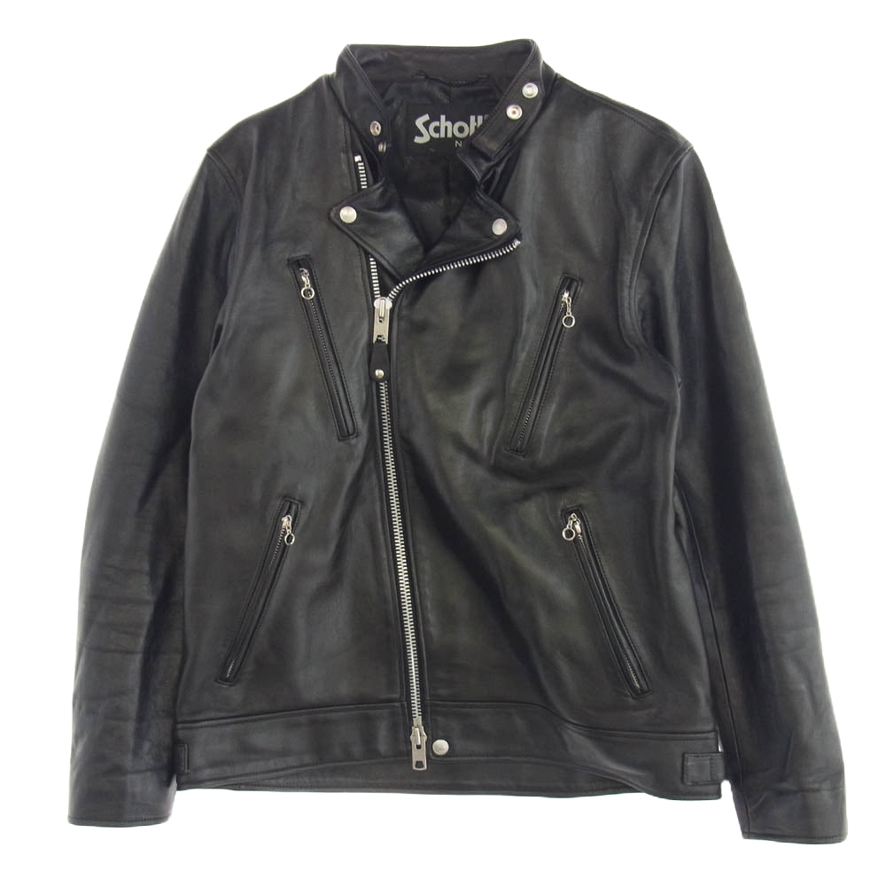 schott ショット 3101048 NEW DOUBLE BREST RIDERS ニュー ダブル ブレスト ライダース ジャケット ブラック系 XL【中古】