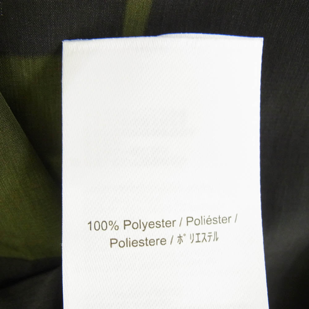 FRED PERRY フレッドペリー M4605 Print Short Sleeves オープンカラー 総柄 半袖シャツ マルチカラー系 ネイビー系 L【美品】【中古】
