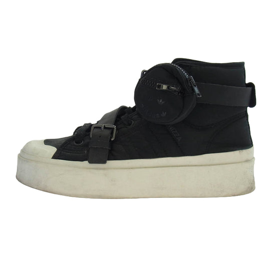 adidas アディダス GW6760 NIZZA BONEGA MID ニッツァ ボネガ ミッド スニーカー ブラック系 ホワイト系 26.5cm【中古】