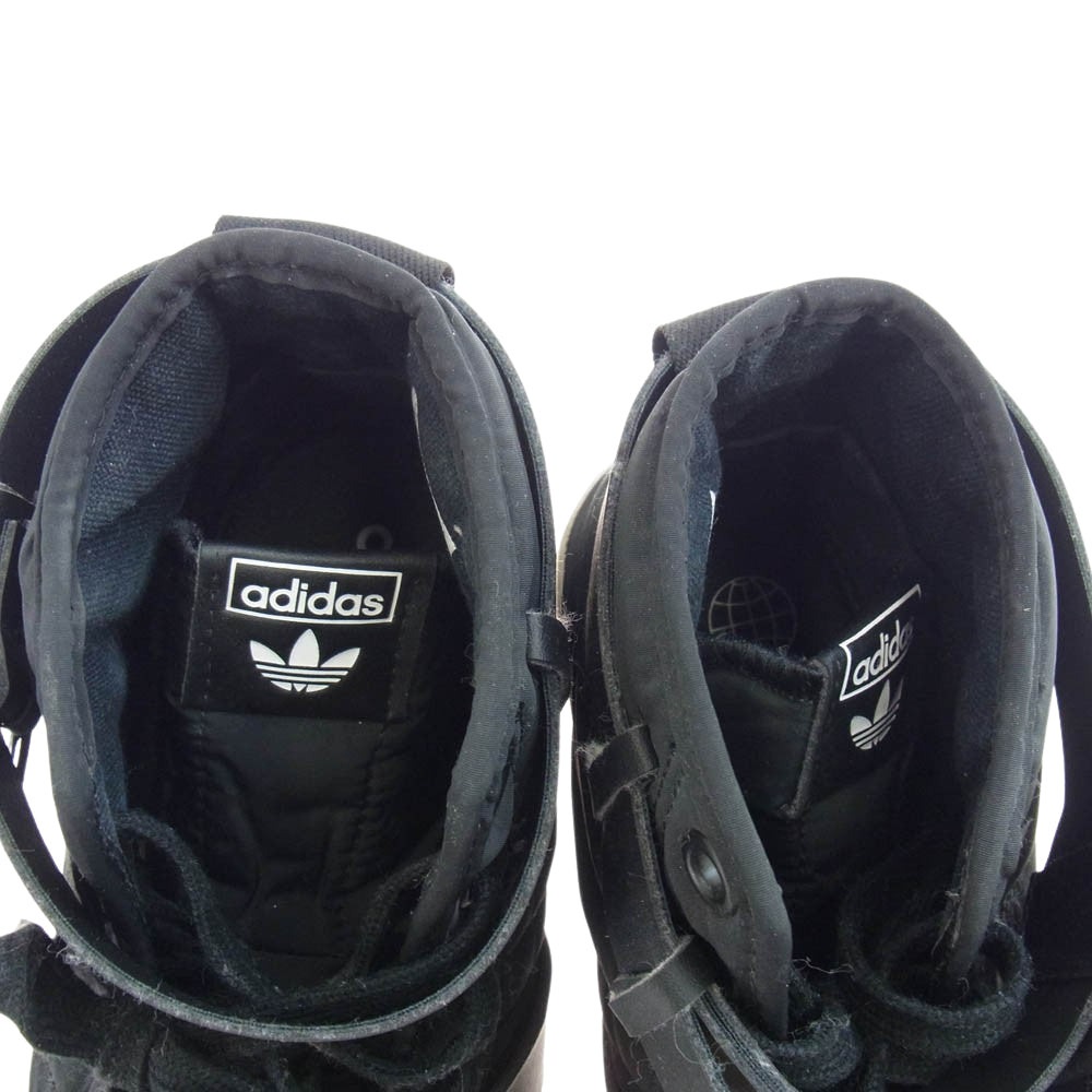 adidas アディダス GW6760 NIZZA BONEGA MID ニッツァ ボネガ ミッド スニーカー ブラック系 ホワイト系 26.5cm【中古】