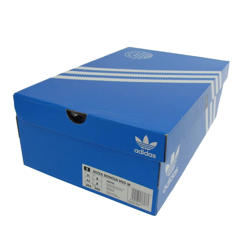 adidas アディダス GW6760 NIZZA BONEGA MID ニッツァ ボネガ ミッド スニーカー ブラック系 ホワイト系 26.5cm【中古】