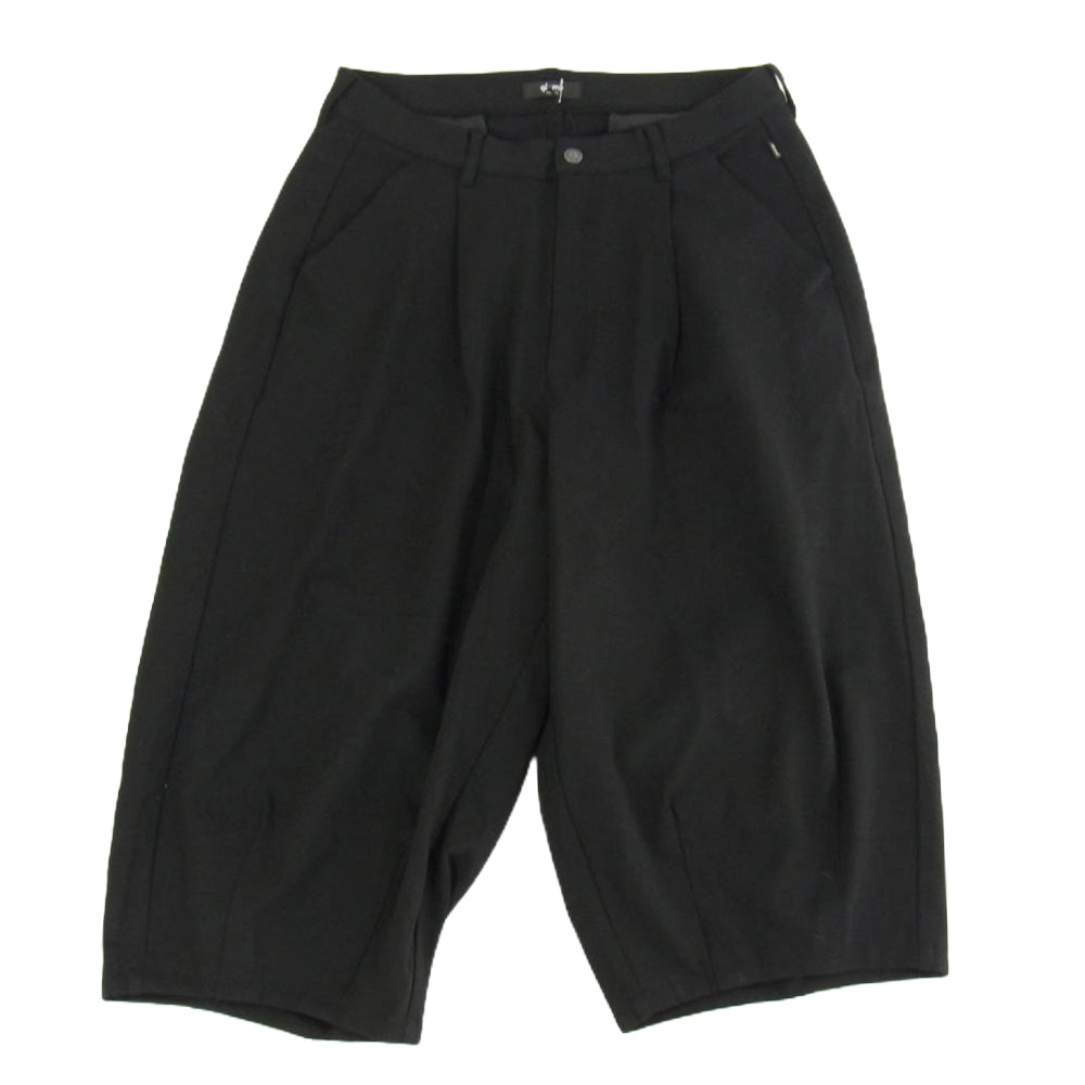 glamb グラム GB0221-P03 Cropped wide pants クロップド ワイド パンツ ブラック系 M【中古】