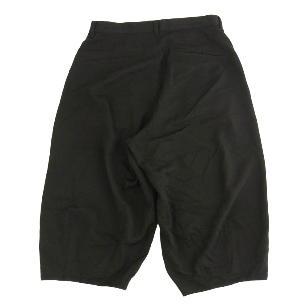 glamb グラム GB0122-P03 Cropped wide pants クロップド ワイド パンツ ブラック系 L【美品】【中古】