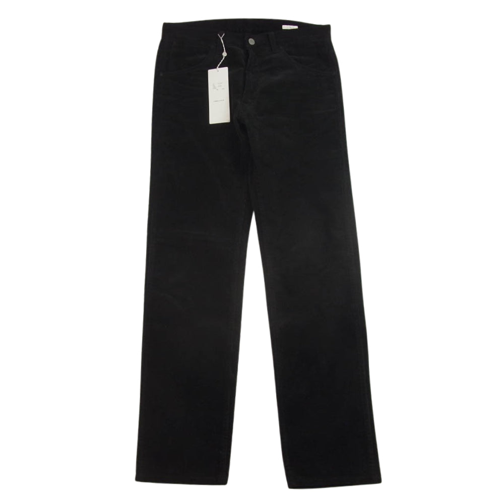 COMOLI コモリ 16AW J03-03007 5ポケット コーデュロイ パンツ ブラック系 2【中古】