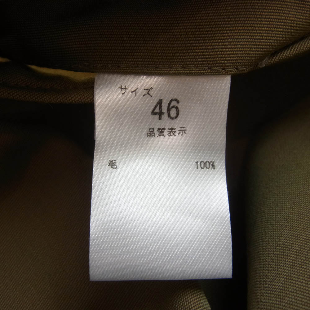 ニート 21-01MCS タック トラウザーズ パンツ オリーブ系 46【中古】