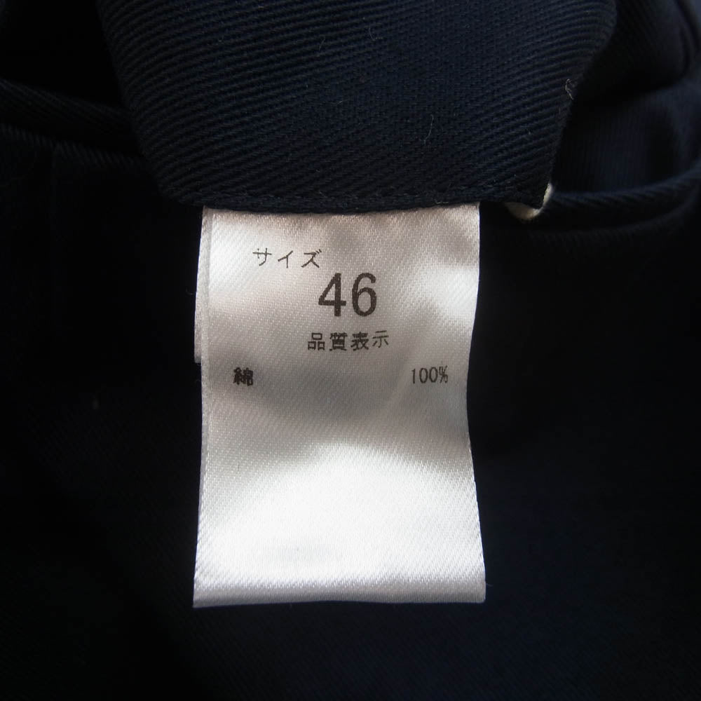 ニート 23-01CCW-T タック トラウザーズ パンツ ネイビー系 46【中古】