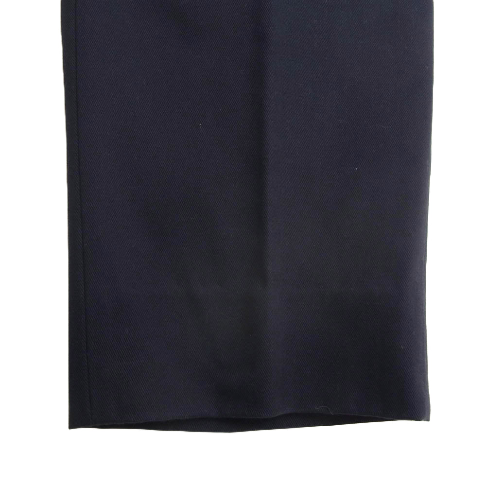 ニート 23-030-050-0064-1-0 ワイド タック トラウザーズ パンツ ネイビー系 32【中古】