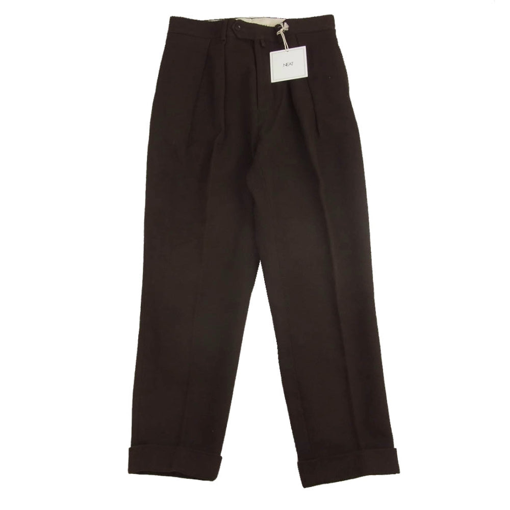 ニート 19-02CKT TAPERED Cotton Kersey テーパード パンツ ブラウン系 46【中古】