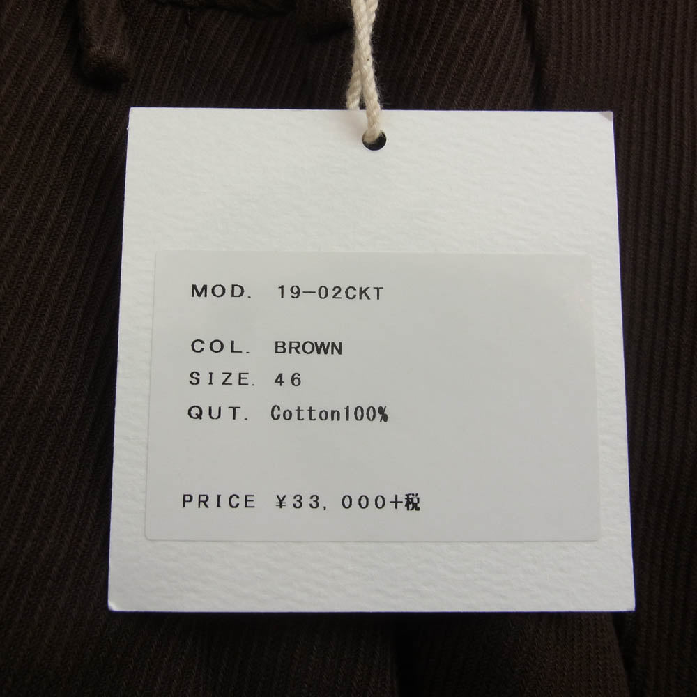 ニート 19-02CKT TAPERED Cotton Kersey テーパード パンツ ブラウン系 46【中古】