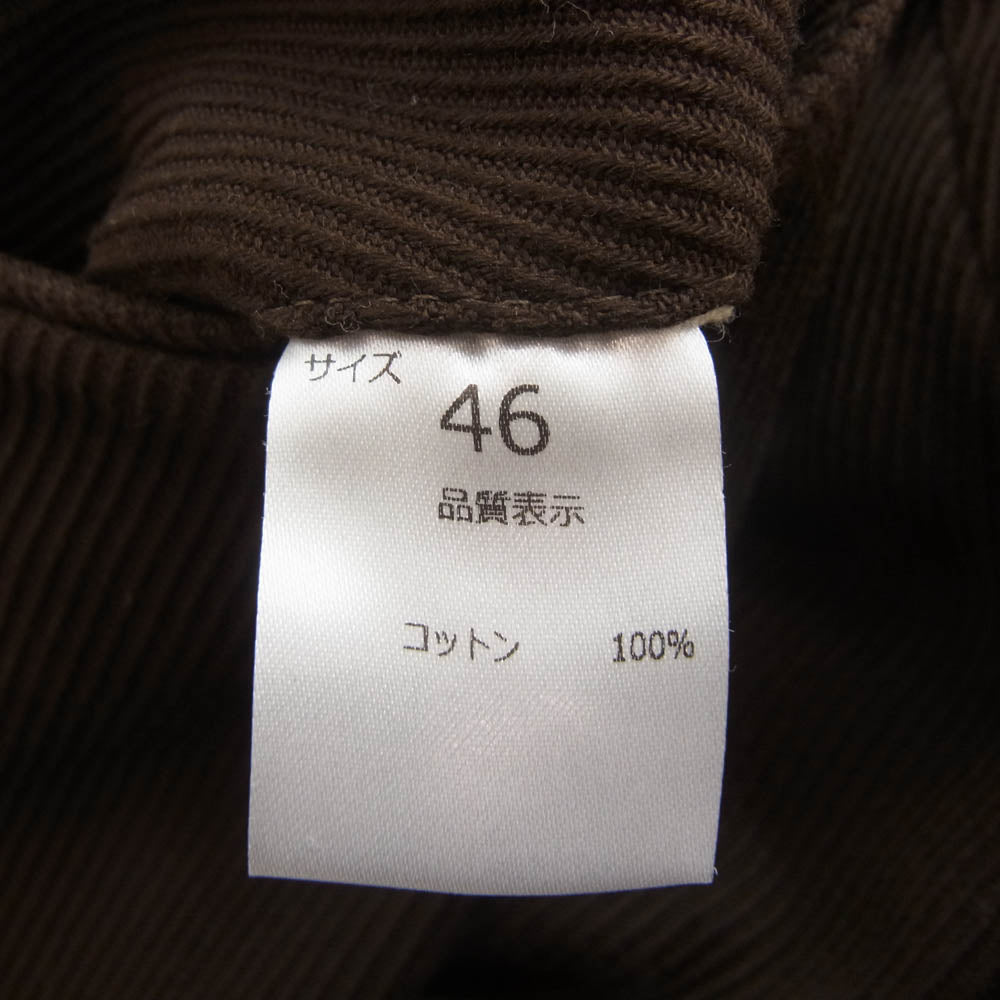 ニート 19-02CKT TAPERED Cotton Kersey テーパード パンツ ブラウン系 46【中古】